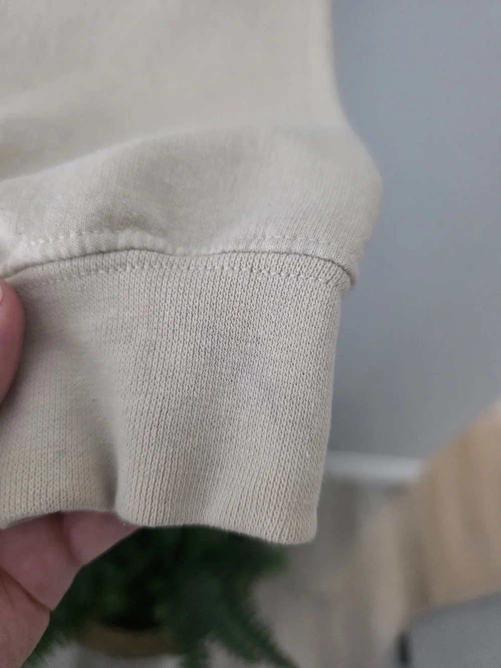 Puritan Beer Hunter Ale Graphic Sweatshirt Beige Crewneck Deer Print Vintage Sty - Picture 6 of 10